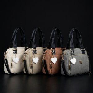 Elegant PU Leather Multi-Compartment Crossbody & Shoulder Bag / স্টাইলিশ উইমেন্স হ্যান্ডবেগ প্রাইস ইন বাংলাদেশ | Spiffybd