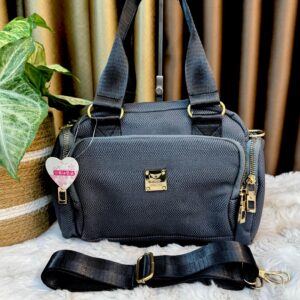 Hold Carry Block Color Bag for Women