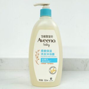 Aveeno Baby Daily Moisture Wash & Shampoo 532ml – Original Gentle Baby Body Wash Price in Bangladesh | Spiffybd