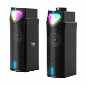 ONIKUMA L1 RGB 2.0 Bluetooth Black Computer Speaker - Best Gaming Speaker Price in Bangladesh | Spiffybd