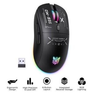 Onikuma DM05 Three-Mode Gaming Mouse / স্টাইলিশ ট্রিপল মোড গেমিং মাউস প্রাইস ইন বাংলাদেশ | Spiffy BD